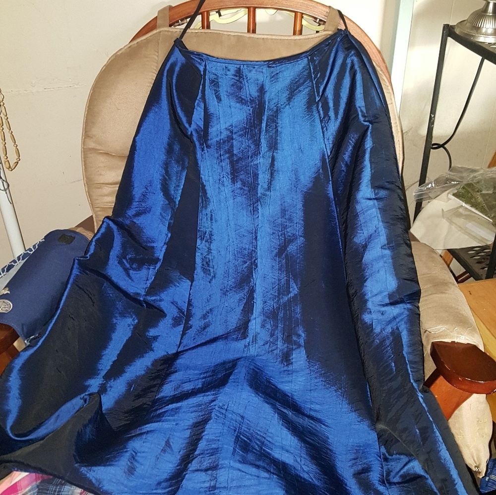 skirt colbalt blue
